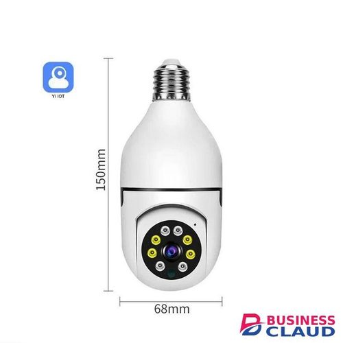 CALUS Smart Wi-Fi Bulb Camera V380 Pro E27 Socket 360° PTZ Home CCTV Surveillance with App Control