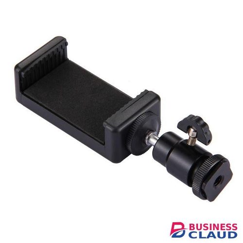 PU214 Hot Shoe Tripod Head Universal Useful 360 Degrees Stable Selfie SticksTripod Mount Stand Clamp for iPhone Smartphones