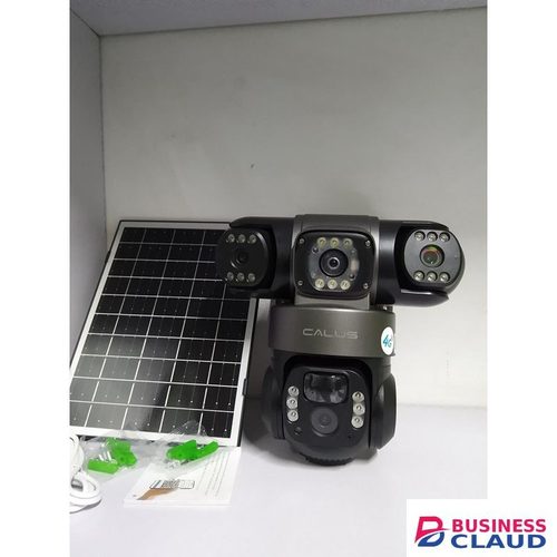 CALUS Triple lens 3in1 4g sim card solar camera colour night vision with inbuilt battery