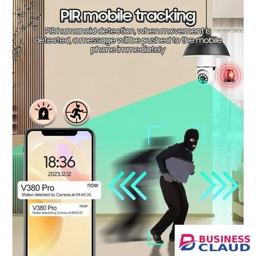 CALUS 360° Light Bulb Camera with App Access – Perfect for Home & Office