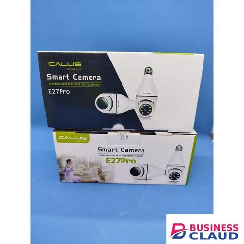 CALUS Wireless Bulb Surveillance Cam – Smart 360 E27 Nanny Camera with HD Lens and V380 App Control