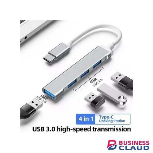 Type C to USB hub 4 Port USB for MacBook Laptops Phone