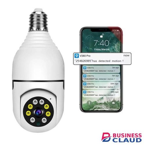 CALUS Smart Bulb Camera 360° E27 Wireless WiFi PTZ Night Vision Security CCTV
