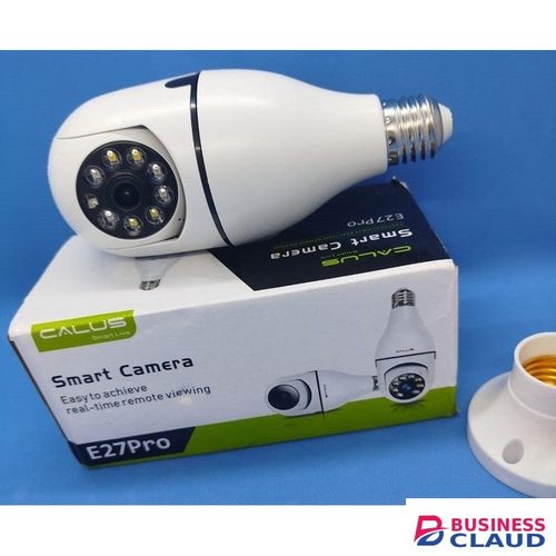 CALUS 360° PTZ WiFi Smart Bulb Camera – 1080P HD Panoramic Night Vision Home & Office CCTV