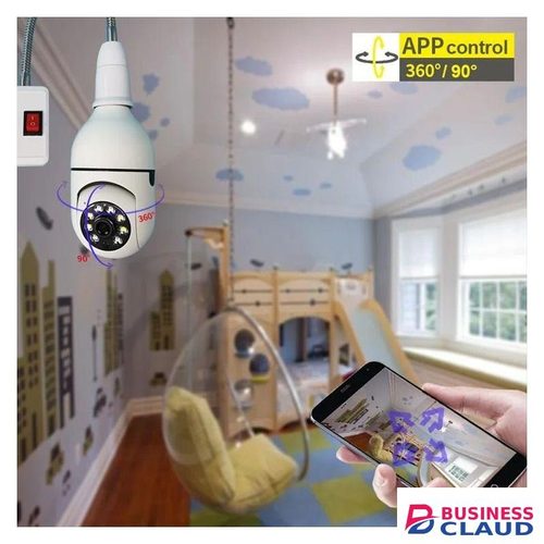 CALUS Smart Wi-Fi E27 Socket CCTV Bulb Camera – PTZ HD Surveillance With Two-Way Talk