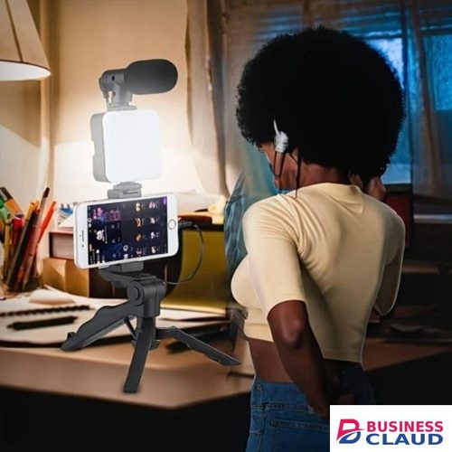 AY-49 LED Video Lighting Kit With Tripod For IOS Android