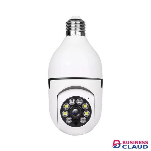 CALUS 360° Fisheye Lens Smart Bulb WiFi Camera 1080P HD Indoor CCTV with Two-Way Audio, Night Vision, Motion Alert, App Control