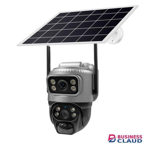Dual Lens Smart Sim Card Solar CCTV Camera – Reliable Wireless Security Anytime, Anywhere