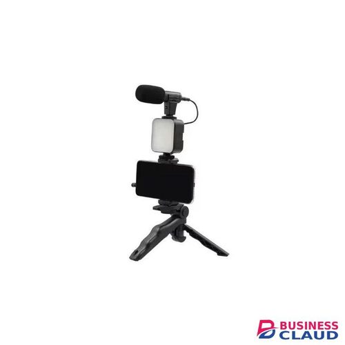AY-49 LED Video Light Kit with Tripod and Microphone for Influencers