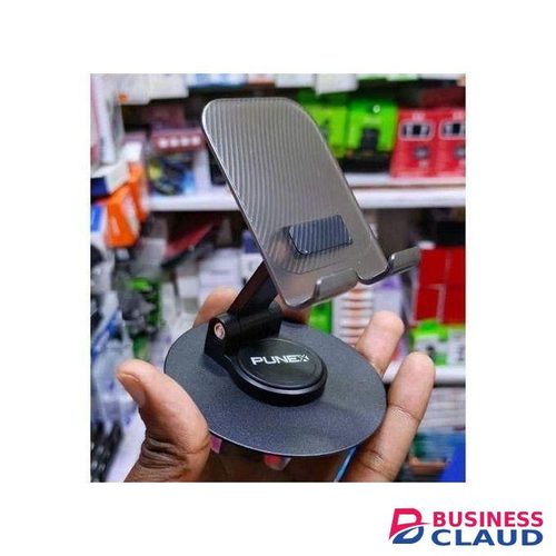 Punex Adjustable Phone & Tablet Stand – 360° Rotating Metal Desktop Holder Swivel Design Hands-Free Stand for Smartphones & Tablets