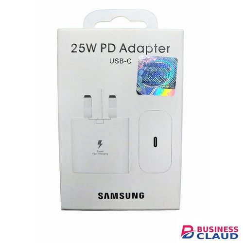 Samsung 25W USB Type C SUPER PD Fast Charging Wall ADAPTER ALONE WHITE