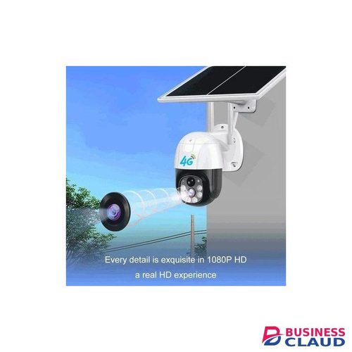 Ptz 4G LTE GSM Solar powered Battery Camera - (Outdoor Waterproof, 3MP Resolution, Color Night Vision CCTV Security)
