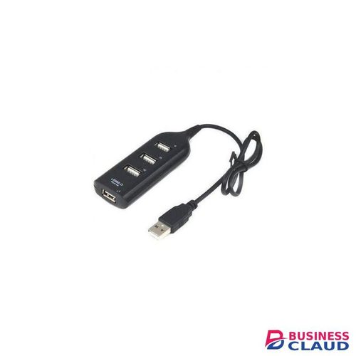 USB Hub Extension With 4 Ports - Black