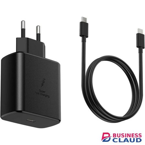 Samsung 25W PD SuperFast Charging USB TYPE C CHARGER 2 PIN WITH USB C - C CABLE COMPLETE FOR S23 S24 ULTRA S25 ULTRA