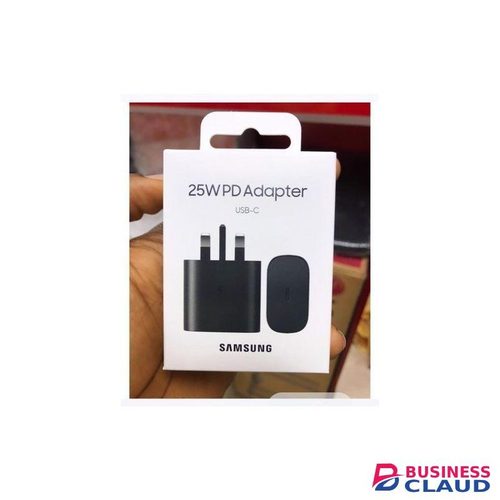 Samsung 25W USB TYPE C - C PD ADAPTER For NOTE 10 NOTE 20 S23 S22 S20 A32 A57 - BLACK