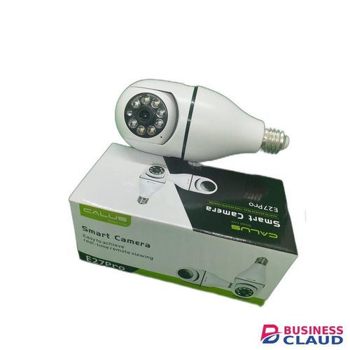CALUS E27 Pro WiFi Light Bulb Camera - CALUS. 360° Smart Nanny Cam with Motion Detection and HD Video