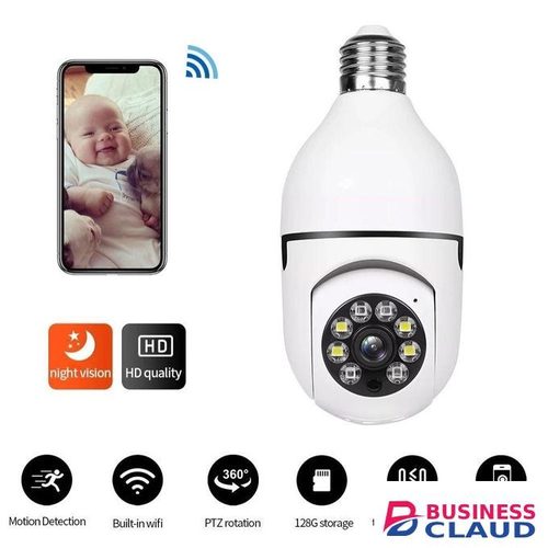 CALUS Wireless 360 Degree Smart Bulb Camera 1080P WiFi CCTV With Motion Detection