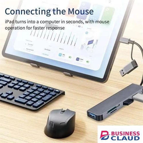 Type C HUB USB 3.0 USB 2.0 TF SD 5 in 1 Port Multi Splitter OTG for Lenovo HUAWEI Xiaomi Aluminum Alloy USB 3.0 Hub for PC