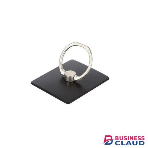 SMART PHONE METALLIC BUCKLE RING HOLDER - BLACK