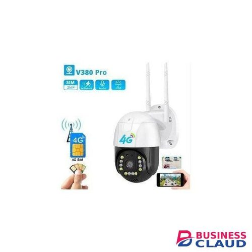 Intelligence Ptz 4G LTE GSM Camera - HD 1080P Outdoor Waterproof 2MP Color Vision CCTV Security Surveillance