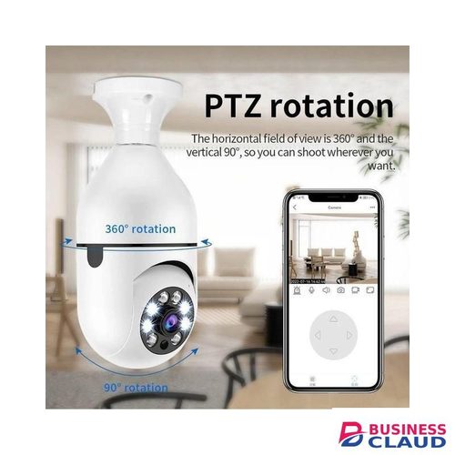 CALUS E27 WiFi Light Bulb Camera 1080p HD Smart Home Security Device