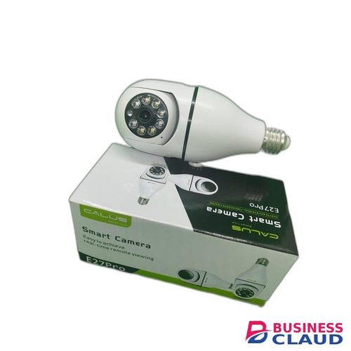 CALUS WiFi Smart Bulb Camera E27 Pro - CALUS. 360° Nanny Cam with Motion Detection and Audio