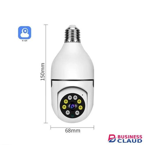 CALUS 360° PTZ WiFi Smart Bulb Camera – 1080P HD Panoramic Indoor Home Security CCTV Night Vision