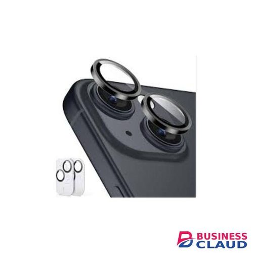 Camera Lens Protector for iPhone 15 – Tempered Glass, Anti-Scratch, Night-Shooting Anti-Glare, Easy Install – Black