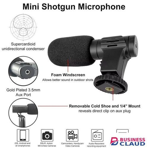 AY-49 Adjustable Phone Tripod with Microphone