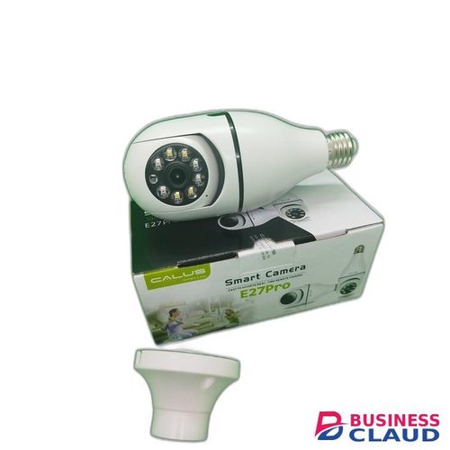 CALUS CALUS. E27 Pro WiFi Smart Light Bulb Camera - 360° Wireless Nanny Cam with Motion Detection and Audio