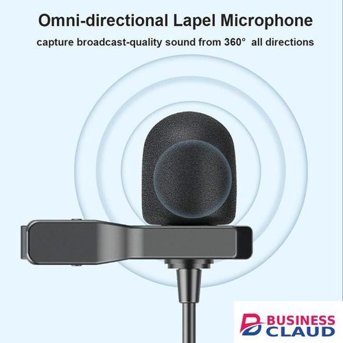 Boya BY-M1 Professional Lavalier Lapel Microphone with 3.5mm TRRS Connector for Smartphone and DSLR Cameras