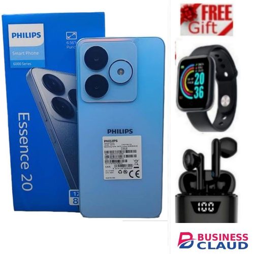 Phillip ESSENCE 20 6.5 INCH DISPLAY 4GB RAM +128 GB ROM DUAL SIM I12 BUDS