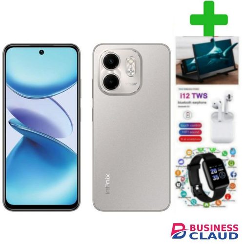 Infinix SMART 9HD 3GB RAM + 64 GB ROM.ANDROID 14 GO.i12 watch