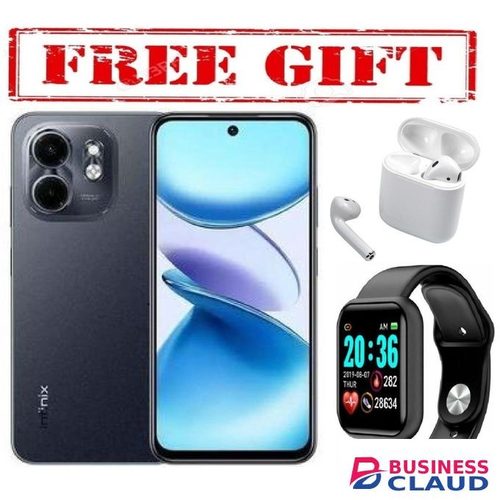 Infinix Smart 9HD 6.7" 3GB RAM/64GB ROM Android 14 COMES WITH FREE GIFTS ( AIRPODS + SMART WATCH) FOR YOU