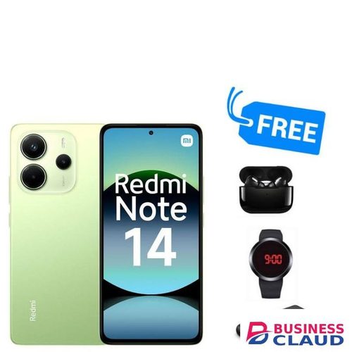 XIAOMI REDMI NOTE 14,8GB RAM +256GB STORAGE,FREE BUDS,WATCH & POWERBANK