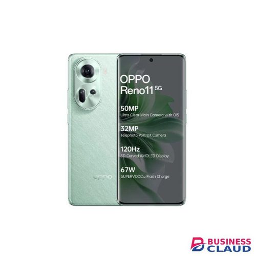 Oppo Reno 11 5G, 6.7', 12GB + 256GB, 50MP, (Dual Sim), Android 14, 5000mAh - Green