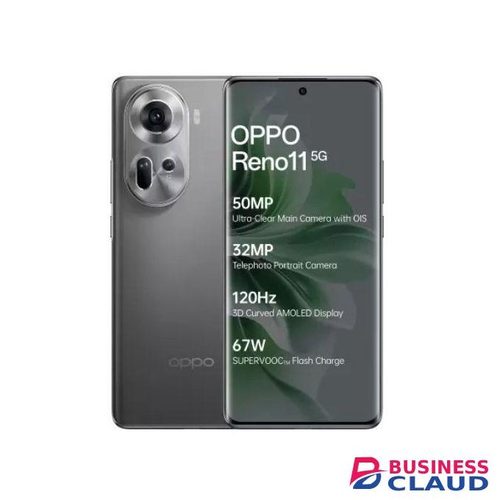 Oppo Reno 11 5G, 6.7', 12GB + 256GB, 50MP, (Dual Sim), Android 14, 5000mAh - Rock Grey