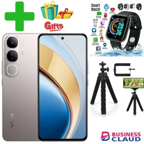 Vivo V40 LITE,6.67" INCHES DISPLAY,(8GB RAM +256GB ROM)5000MAH,DUAL SIM,ANDROID 14+GIFTS,SMART WATCH,TRIPOD
