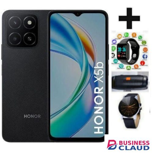 Honor X5B 6.56'' Displays, 4GB RAM + 64GB ROM, 5200mAh, Android 14, Dual SIM speaker