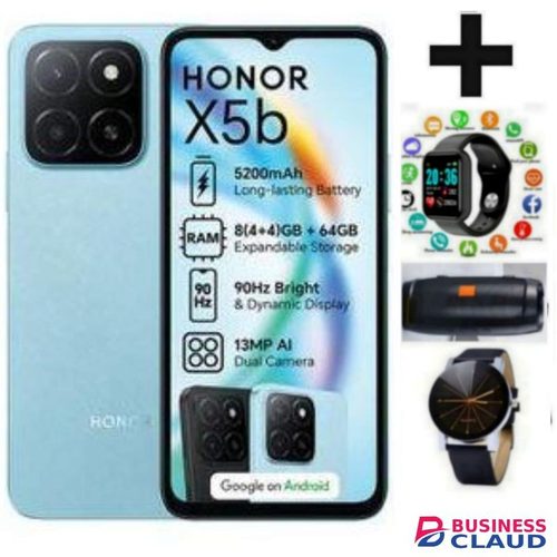 Honor X5B 6.56'' Displays, 4GB RAM + 64GB ROM, 5200mAh, Android 14, Dual SIM WEB