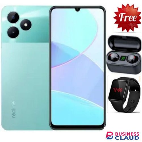 Realme C51 6.74'', 4GB RAM + 128GB Storage, 50MP, 5000mAh Battery-+FREE BUDS+WATCH