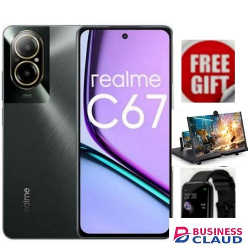 Realme C67 8GB RAM + 256GB Storage, 6.72'' Inch,5000mAh battery+Magnifier+watch