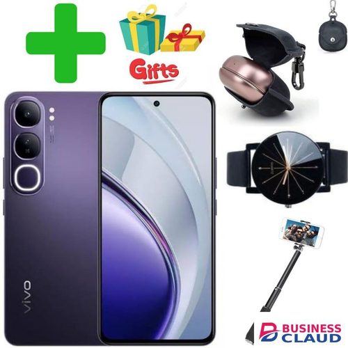 Vivo V40 LITE,6.67" INCHES DISPLAY,(8GB RAM +256GB ROM)5000MAH,DUAL SIM,ANDROID 14+GIFTS,PODS PROTECTIVE CASE,WEB WATCH,SELFIE STICK