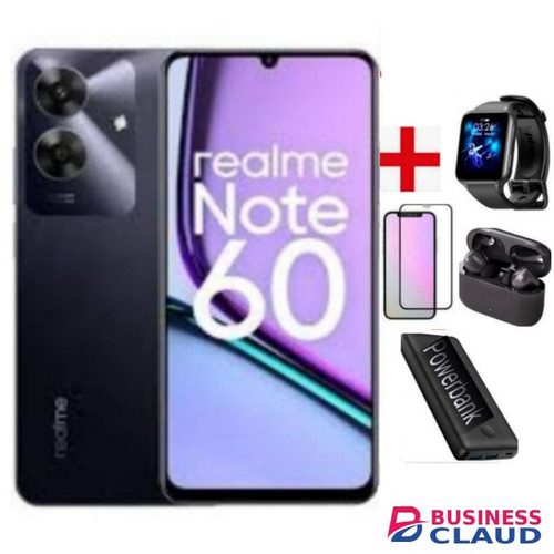 Realme Note 60- 6.74'' 3GB RAM + 64GB Storage 5000mAh Battery+FREE GIFTS