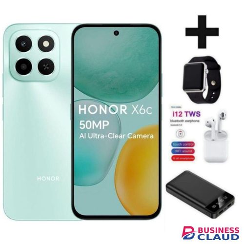 Honor X6C 6.61'' Displays, 6GB RAM + 128GB ROM, 5300mAh, Android 14, 50MP CAMERA, Dual SIM LED