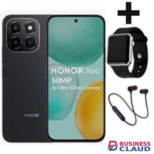 Honor X6C 6.61'' Displays, 6GB RAM + 256GB ROM, 5300mAh, Android 14, 50MP CAMERA, Dual SIM SPORT
