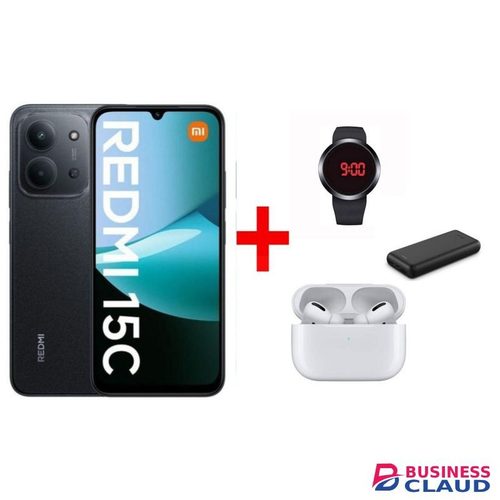 XIAOMI Redmi 15C, 6.9'',up to 16GB Extended RAM+ 256GB Storage, Battery: 6000 mAh + FREE GIFTS