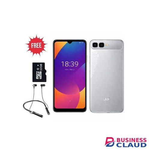 Jx Note 16 6.6" Display 64GB ROM + 4GB RAM 8MP +5 MP Camera Android 14 5000mAh + Free Wireless Neck Headset + 32GB Memory Card