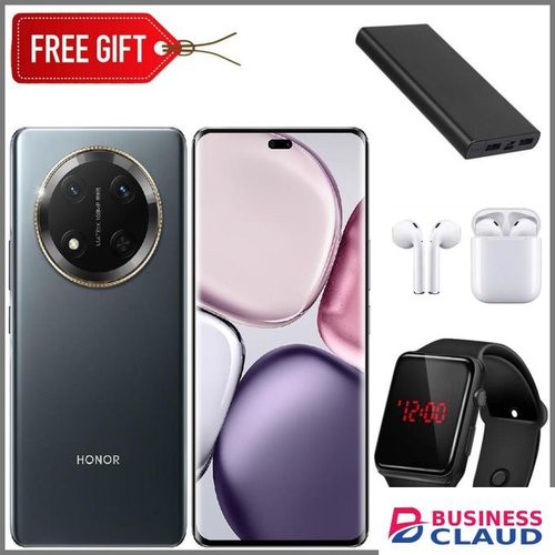 Honor X9C 6.78'' Displays, 12GB RAM + 256GB ROM, 6600mAh, Android 14, 65W, Dual SIM -Black +Free LEDwatch+Powerbank+Earpods