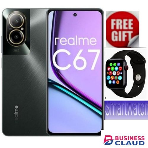 Realme C67 8GB RAM + 256GB Storage, 6.72'' Inch,5000mAh battery+SMARTWATCH